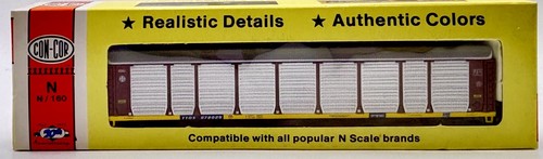 Escala N Con-Cor 603013 (03) Santa Fe Tri-Level Auto Rack Versión 2 TTGX #978025 | Zustand: Used