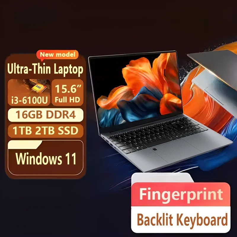 Ordinateur portable FUCHU 15.6" : la solution idéale pour le télétravail productif