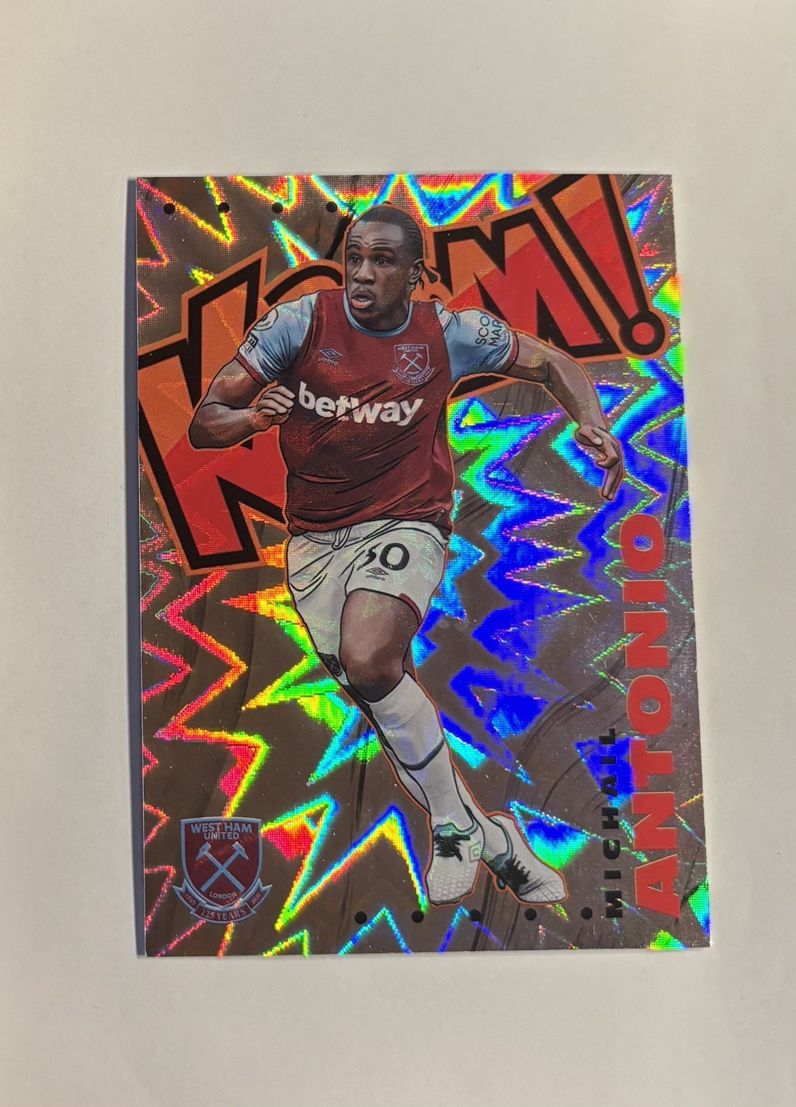 MICHAIL ANTONIO 2020-21 Panini Prizm Premier League #19 Kaboom West Ham United