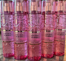  5 COVERED IN ROSES 8oz Fine Fragrance MIST Bath  Body Works EVERYDAY LUXURIES