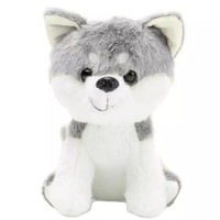 5905991045250 Pluszowy Wilczek Szary 20 Cm Leantoys