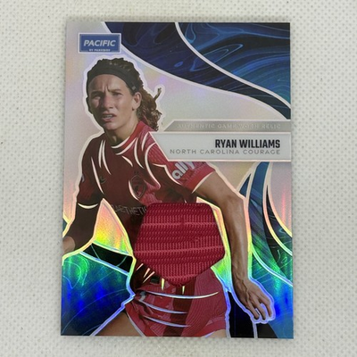 #ad 2025 Parkside NWSL Pacific Ryan Williams NC Courage Game Worn Relic $15.00