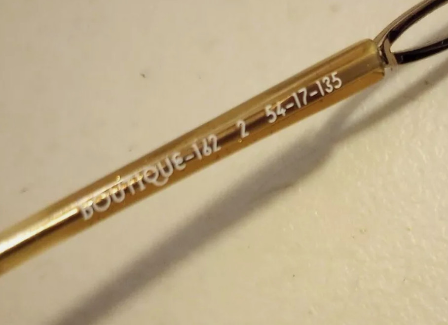 Cote d'azur Boutique Europa 162- 2 ~54-17-135 Full Rim Eyeglass Frames With Case