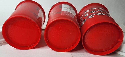 Vaso de plástico reutilizable rojo navideño 3 Starbucks 2013 edición limitada 16 oz - Imagen 5 de 6