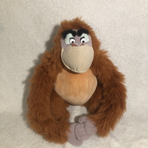 Vintage Jungle Book King Louie Plush The Disney Store Hook Loop Hands Large - Picture 2 of 7