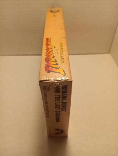 Indiana Jones and the Last Crusade (VHS, 1990) Sealed! Nice Condition! - Picture 5 of 9