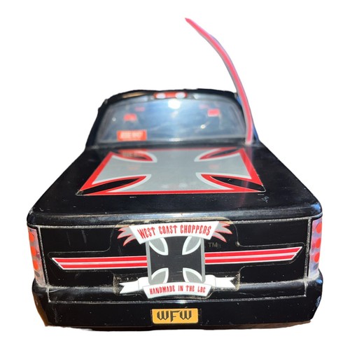 2004 West Coast Chopper Jesse James Remote Controll Black Truck W/Remote Working - Afbeelding 5 van 11