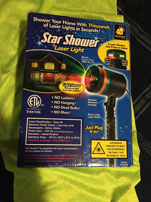 Telebrands Star Shower Laser lights Projector