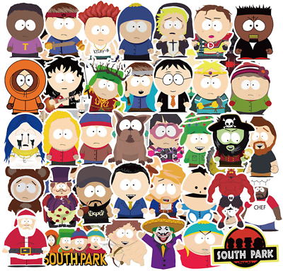  South Park Characters Decal Stickers Assorted Lot of 21 Pieces  : Toys & Games