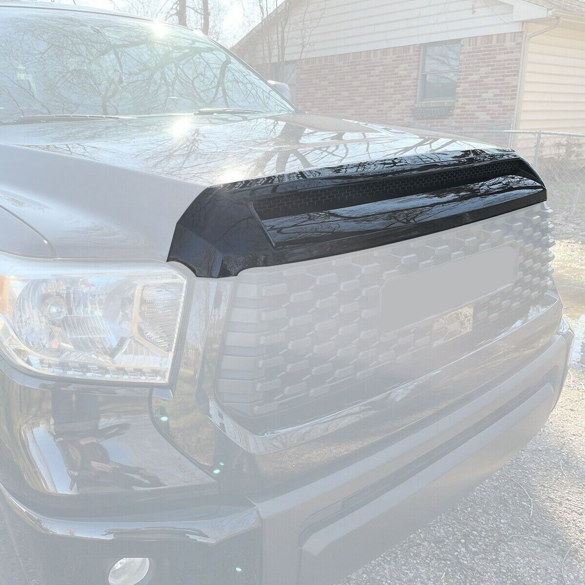 For Toyota Tundra 1421 Front Molding Upper Grille Hood Bulge Scoop