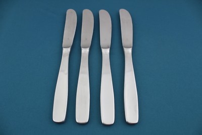 WMF LINE Modern Hollow Knives (Set of 4) Cromargan Stainless Germany 8 3/8''