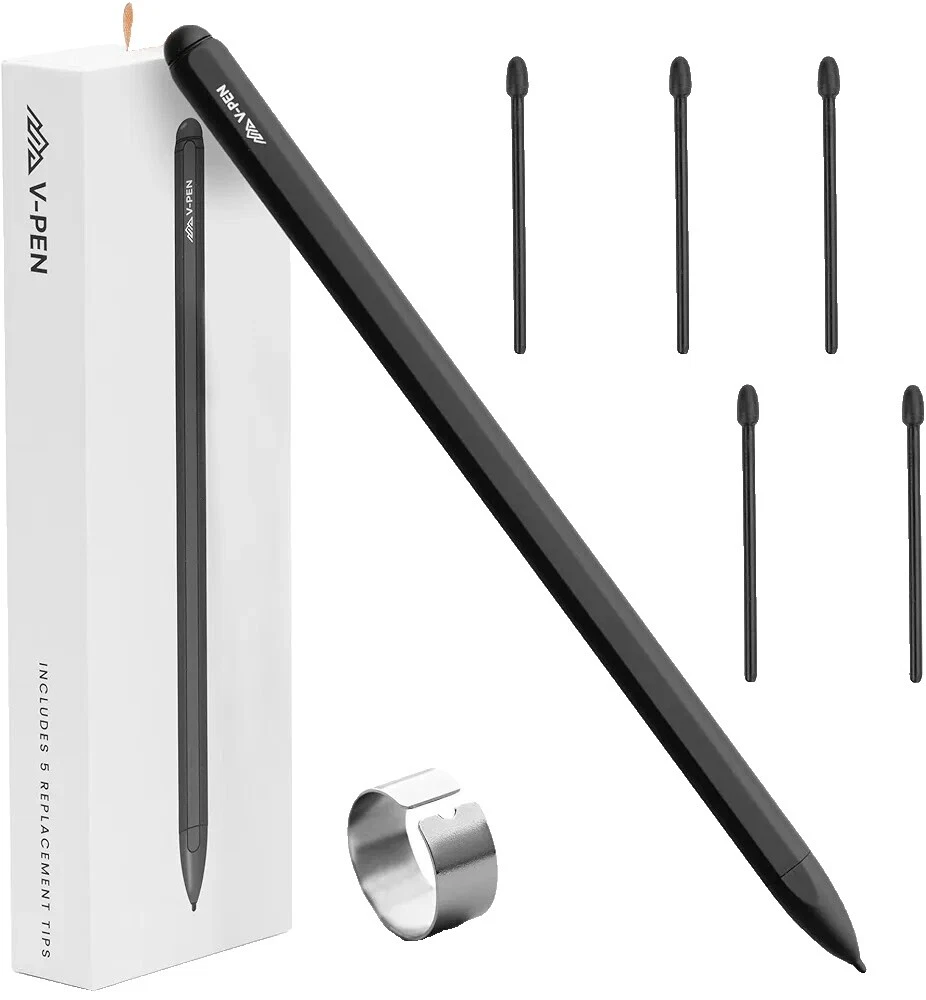 Estiletes para lector de libros electrónicos y Tablet Negro para Samsung Galaxy Tab 4