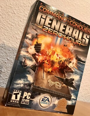  Command & Conquer: Generals & Zero Hour Expansion Pack (PC CD-ROM, 2003) rare
