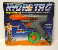 Hydro Tag Aqua Pistol  AquaBadge w/special Color Change 1986 2206 Vintage New