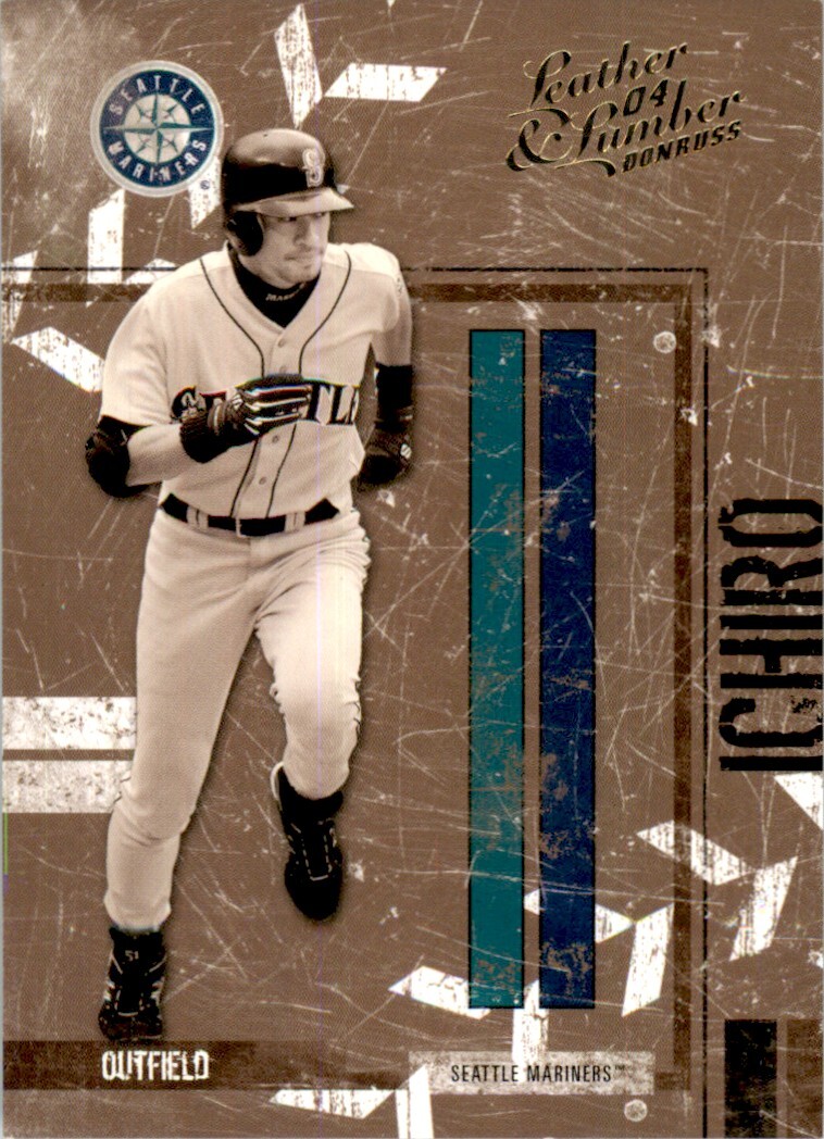 2004 Donruss Leather & Lumber Black & White Ichiro Suzuki /1000