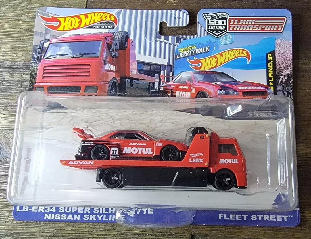 Hot Wheels Team Transport LB-ER34 Super Silhoutte Nissan Skyline
