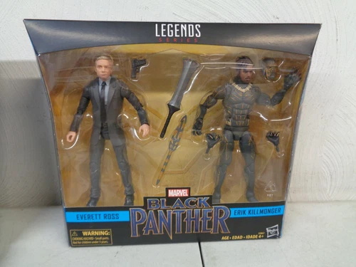 MARVEL LEGENDS - PANTERA NEGRA - EVERETT ROSS AND ERIK KILLMONGER - NUEVO #S