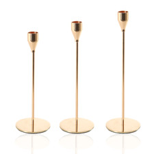 CANDLE HOLDER 3PCS TULIP NORDIC CANDLESTICKS SET DINNER PARTY DECOR MODERN HOME