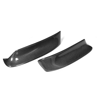 Splitter 4/5 STÜCKE Universal Auto Front Blade Stoßstange Lip Body Kit Spoiler Splitter Stoßstange Canard Lip Splitter Für Etc. Kohlefaser Frontspoiler(5Pcs Bright Black