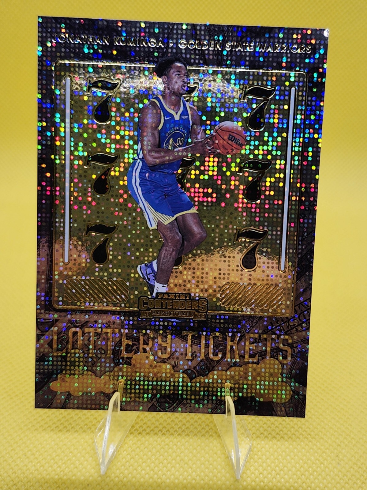 2021-22 Panini Contenders - Lottery Ticket #7 Jonathan Kuminga (RC)