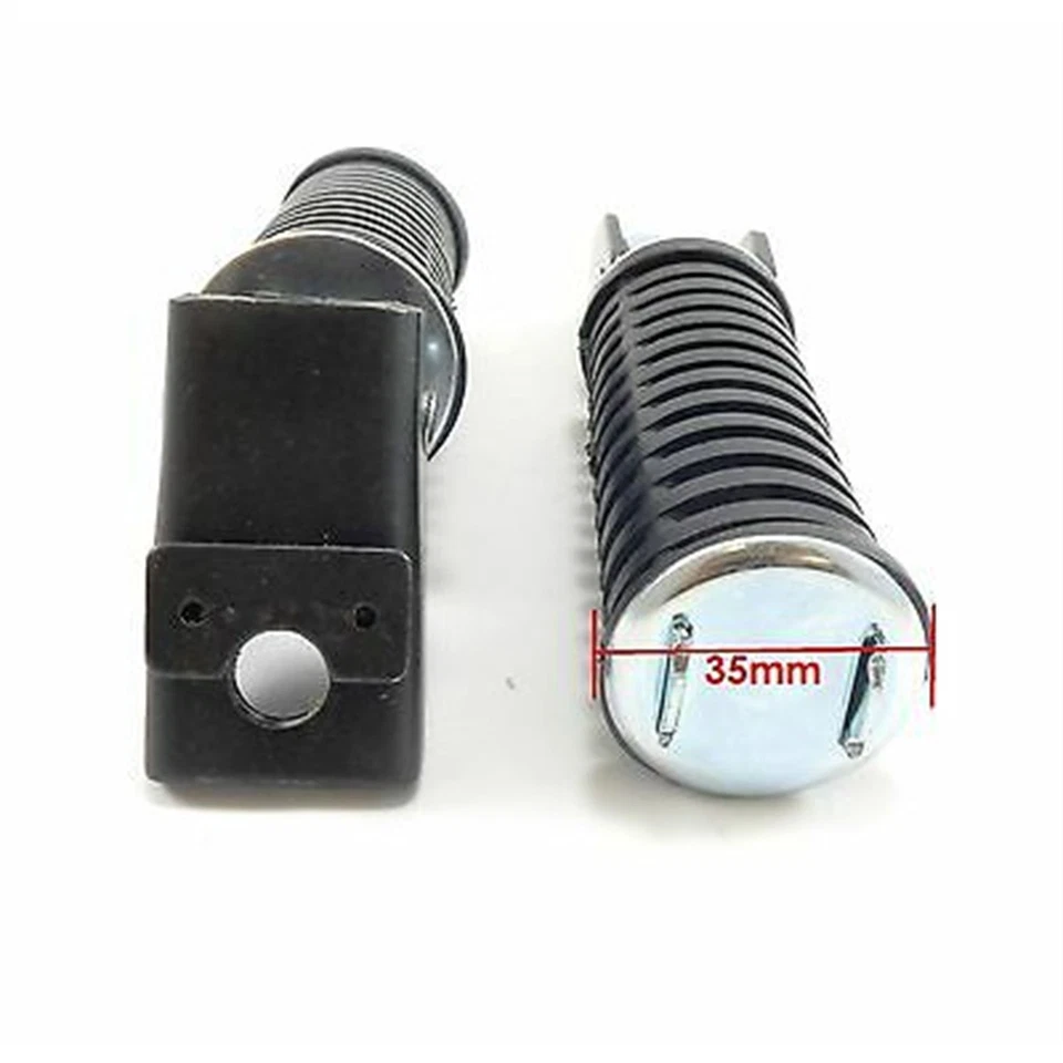 Juego de reposapiés plegable pasajero trasero derecho e izquierdo para Honda 11-72005 Foto 3 de 4