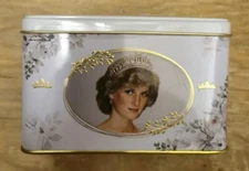 Princess Diana of Wales English Breakfast Tea Metal Tin 40 Bags EX 7/24 Free S&H