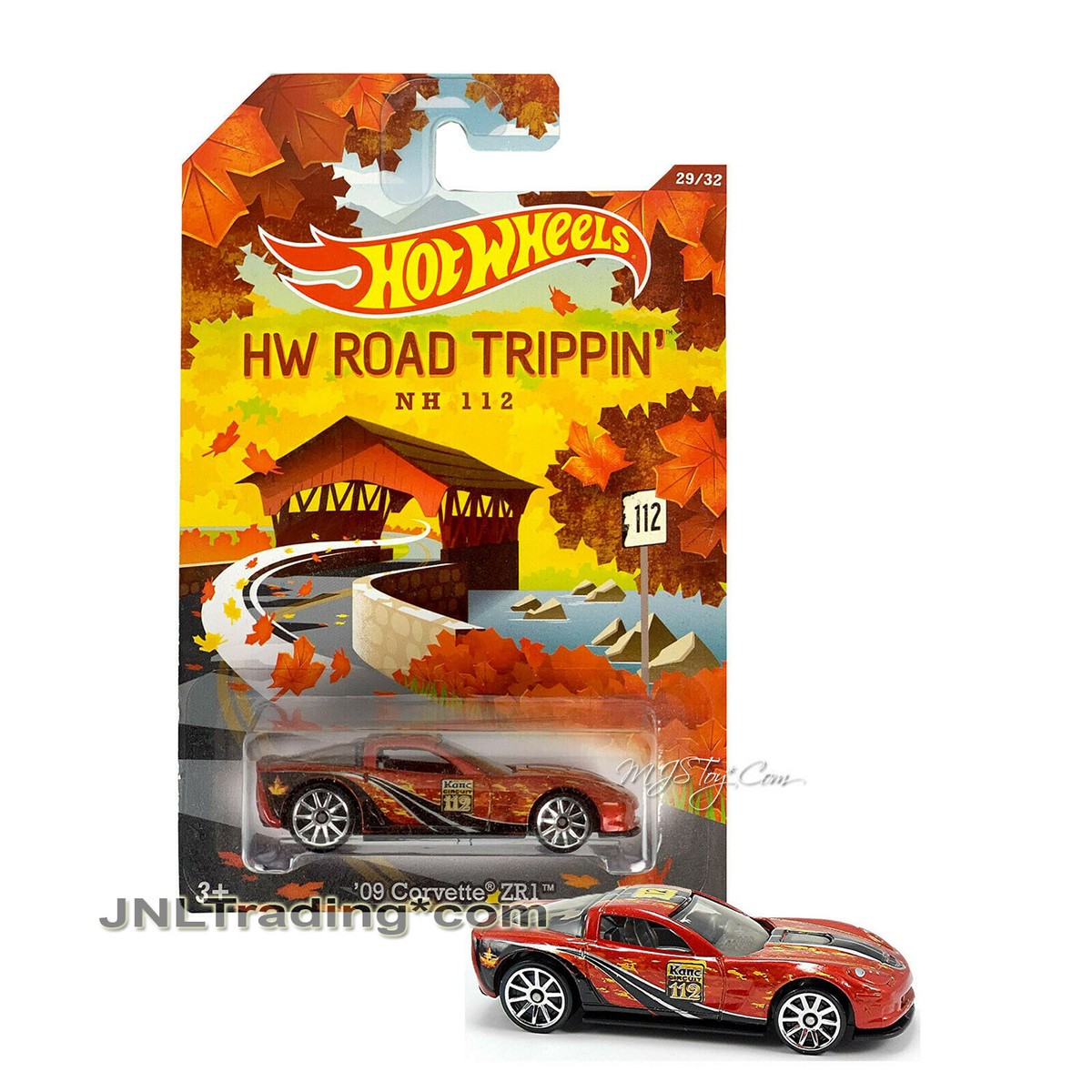 Year 2013 HW Road Trippin' 1:64 Die Cast 29/32 - NH 112 Red '09