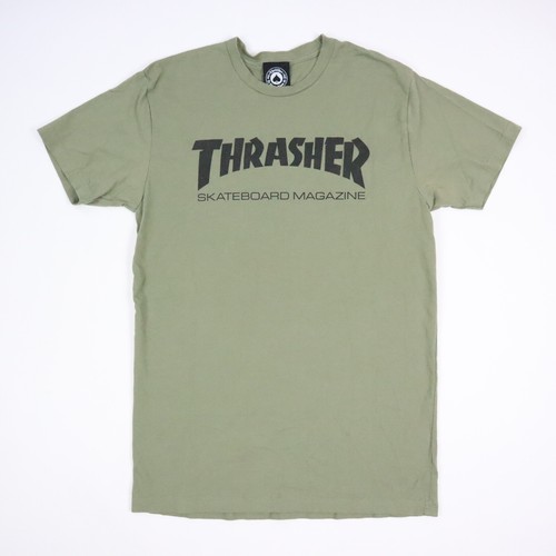 Thrasher Skateboard T-Shirt Olive Green 