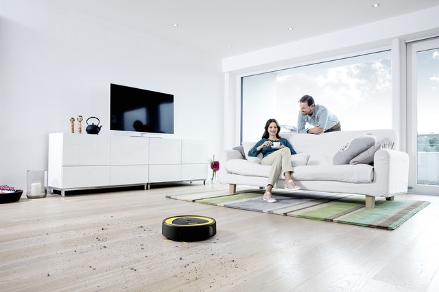 Kärcher RoboCleaner RC 3 aspirapolvere Robot senza Sacchetto Nero Giallo 0  35 | Acquisti Online su eBay