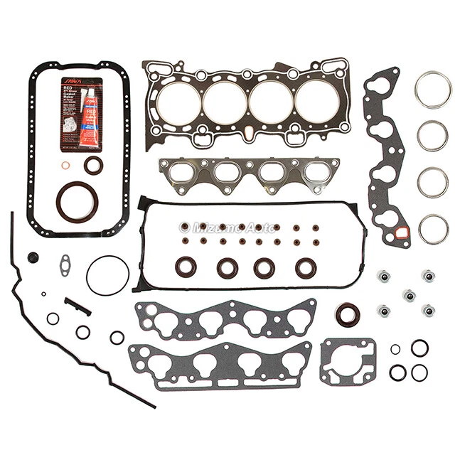 Graphite Full Gasket Set Fit 96-00 Honda Civic Del Sol D16Y5 D16Y7 D16Y8 D16B5 - Image 2 of 4