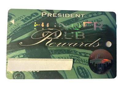 Thunder Valley Casino  Players President Card Rewards Slot Card Lincoln CA