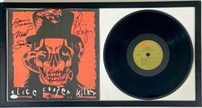 Alice Cooper & Band Signed & Framed Killer Vinyl Record Matted Display JSA COA