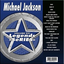 MICHAEL JACKSON Legends Karaoke Series CD G Vol-221 HEAL THE WORLD NEW w/Print