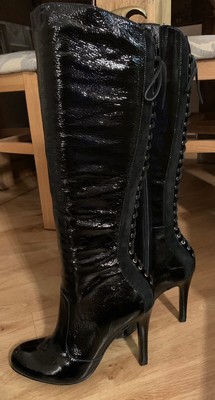 dune leather knee high boots
