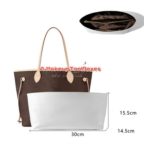 Dupont Paper Organizer Insert Liner Shaper Inner Bag For LV Neverfull MM S89 - Picture 13 of 15