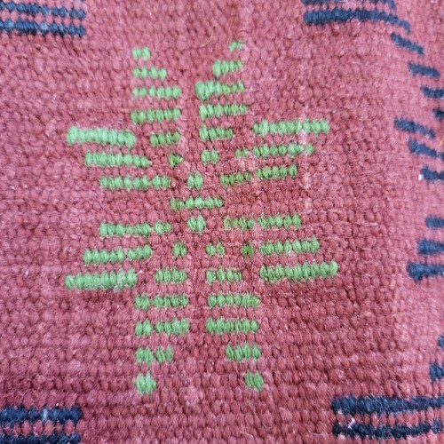 Vintage Handmade Moroccan Rug Tribal Floral Azilal Rug Berber Wool Carpet 6X3 - Picture 17 of 24