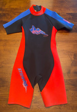 Stearns Wet Suit VIPER Shorty Style Adult Large Black Zip Up