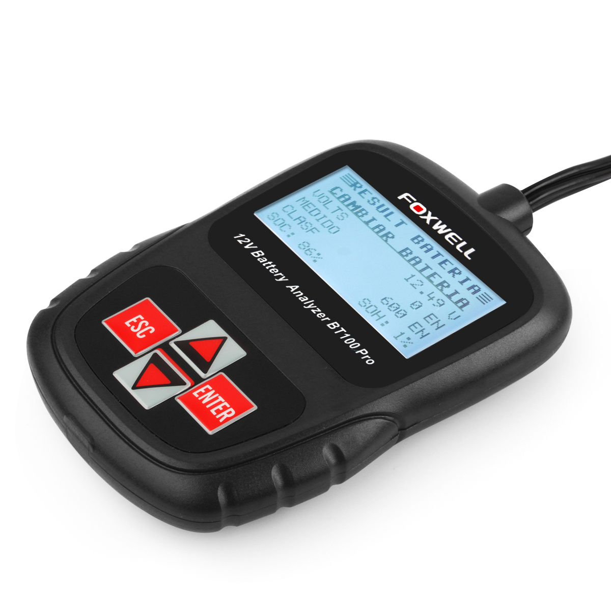 FOXWELL BT100 Pro 12V Car Battery Load Tester Battery Analyzer Tool 100