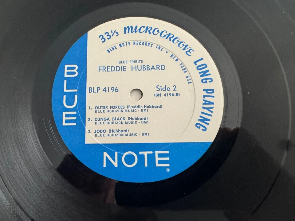Freddie Hubbard "Blue Spirits" Blue Note 4196 LP ~ Van Gelder ~ Promo Mono VG++ - Image 4 of 4