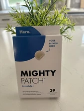 Hero Cosmetics Mighty Patch Invisible+ • 39 Hydrocolloid Patches Exp 01/26/2027