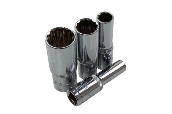 US PRO Tools Stecknüsse 15-teilig, 10-24 Mm, 12-Kant, 1/2 Zoll Antrieb – Metrisches Steckschlüssel-Set