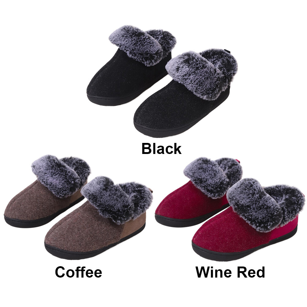 SAOLA Scarpe da neve donna calde morbide fodera pelosa memory foam interno esterno suola gomma