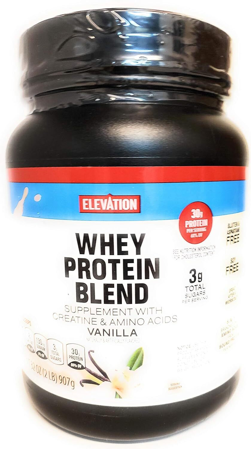 Elevation by Millville Vanilla Protein Powder 32oz, pack of 1 eBay