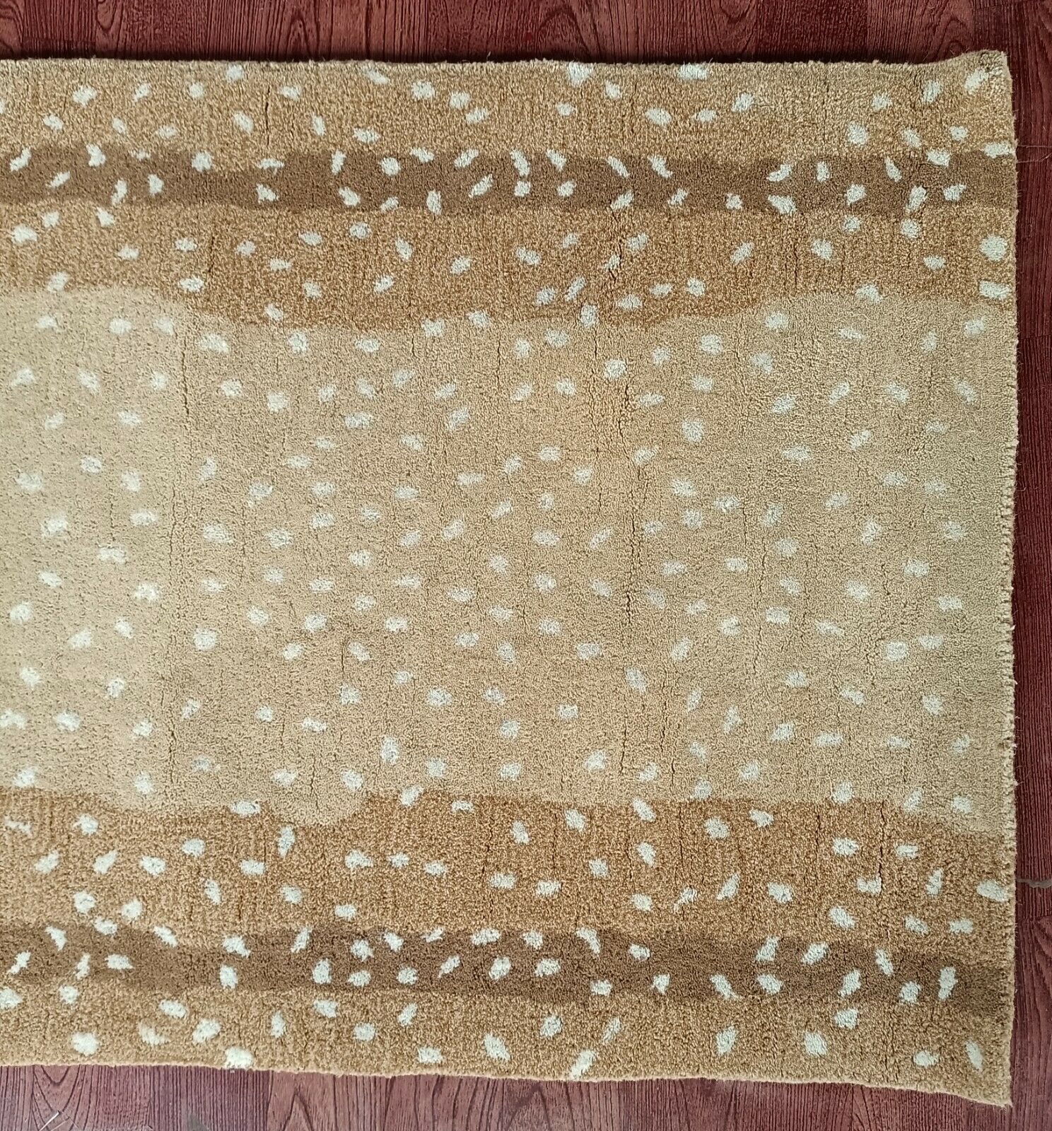 Antelope Ballard Patterns 0.8x2.4m Runner Handmade Tufted 100 Wool Rug