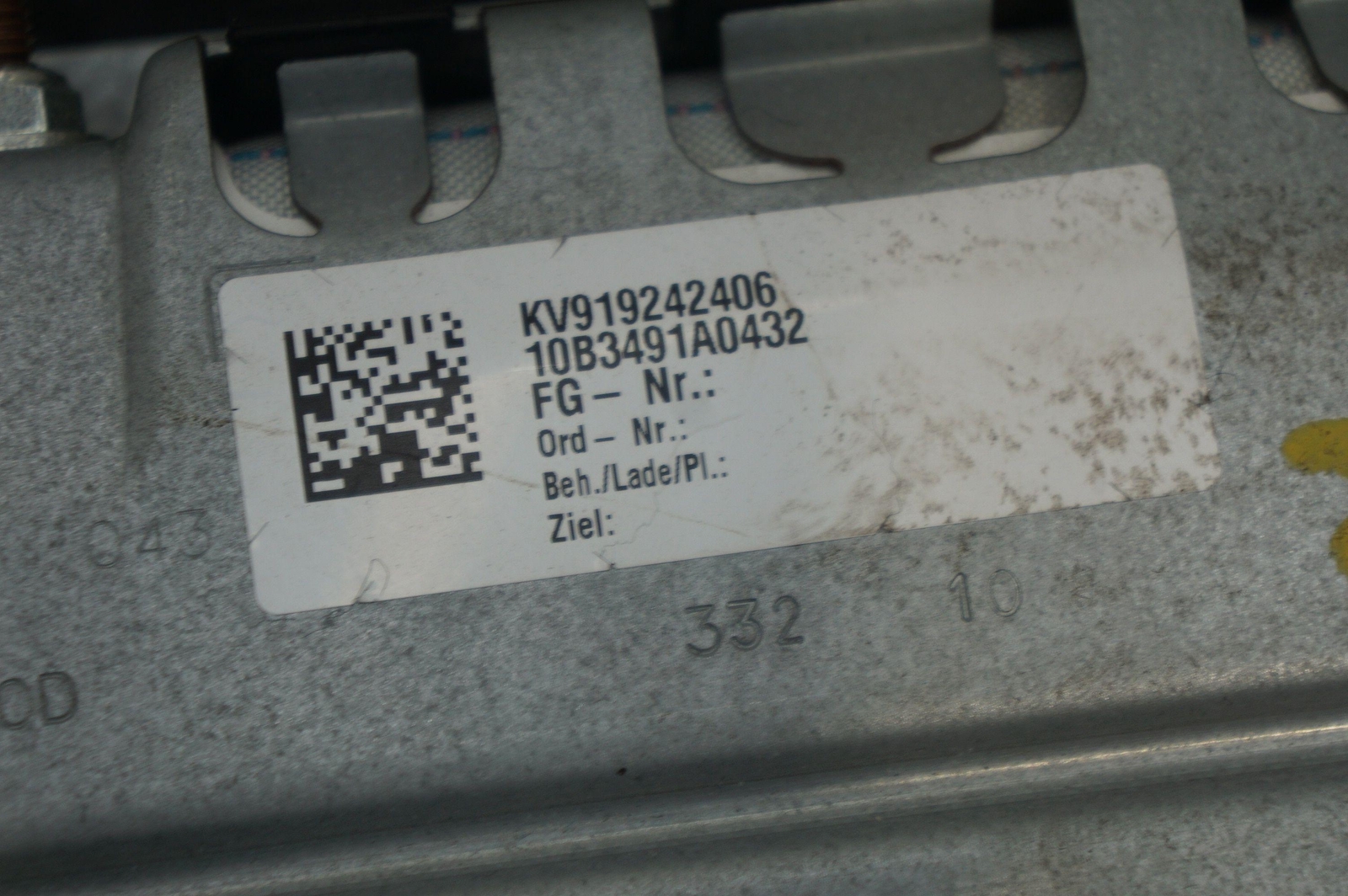 Front Right Knee SRS Airbag OEM 51459227932 Rolls Royce Ghost Series I 2011