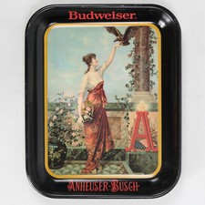 VTG 1987 Budweiser Advertising Serving Tray R...