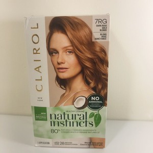 Clairol Natural Instincts 7RG Dark Rose Gold Blonde Hair ...