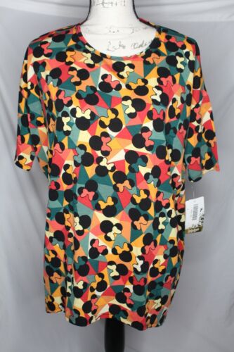 LuLaRoe DISNEY Minnie Mouse NWT Irma XS (Size 2-6) High/Low Tunic Geometric