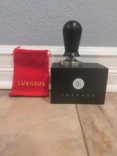 NEW LuxHaus 53mm Calibrated Espresso Coffee Tamper with Spring Loaded Flat
