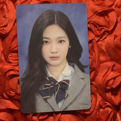 Ningning AESPA Hot FIRE Girl KPOP Goddess Photo Card Profile High School Blue